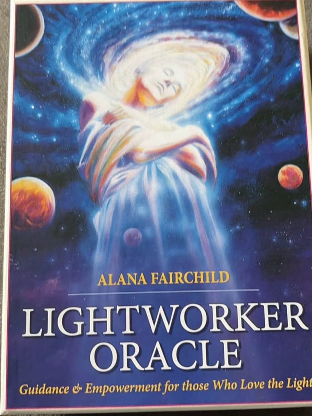 Lightworker Oracle — Blue Spiritual Art Print